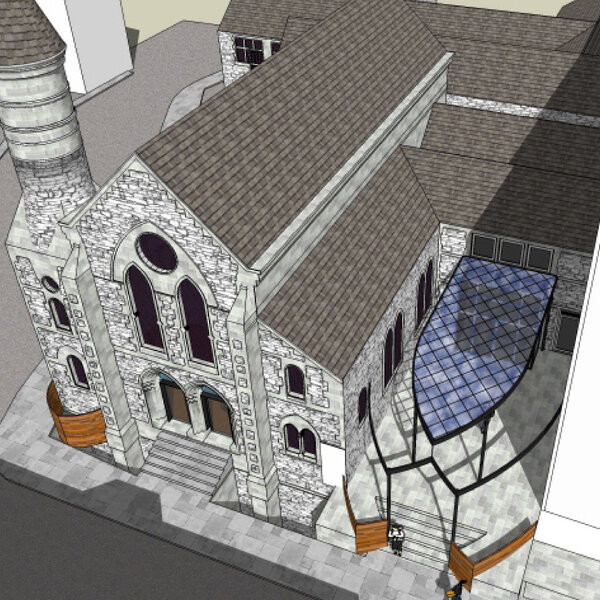 Manvers St Baptist Church Entrance